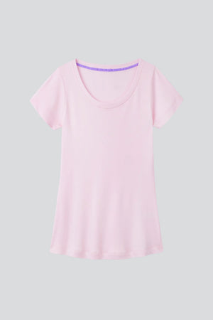 Scoop Neck Cotton Modal T-Shirt