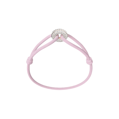 Rose Soho Pavé Cord Bracelet