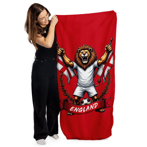England - Lion Celebration - Beach Towel