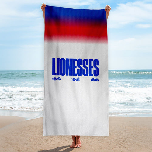 England Lionesses - Microfibre Beach Towel - 150cm x 75cm