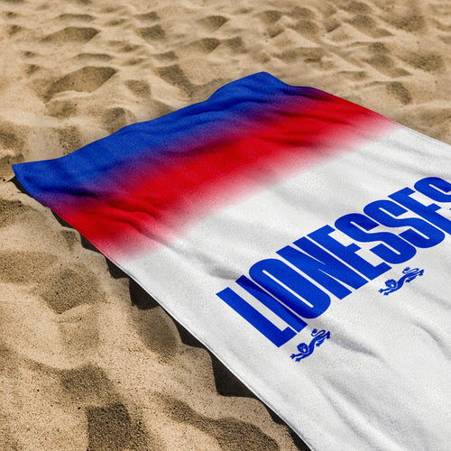 England Lionesses - Microfibre Beach Towel - 150cm x 75cm