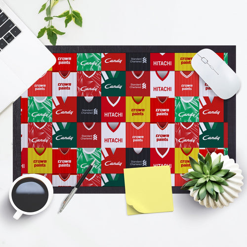 Liverpool Kit Montage - Retro Door Mat - 60cm x 40cm
