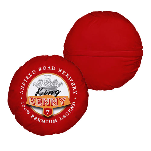 Liverpool Dalglish - Football Legends - Circle Cushion 14"