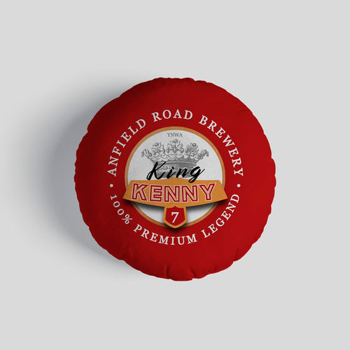 Liverpool Dalglish - Football Legends - Circle Cushion 14"
