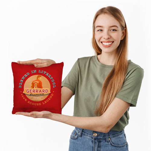 Liverpool Gerrard - Football Legends - Cushion 10"