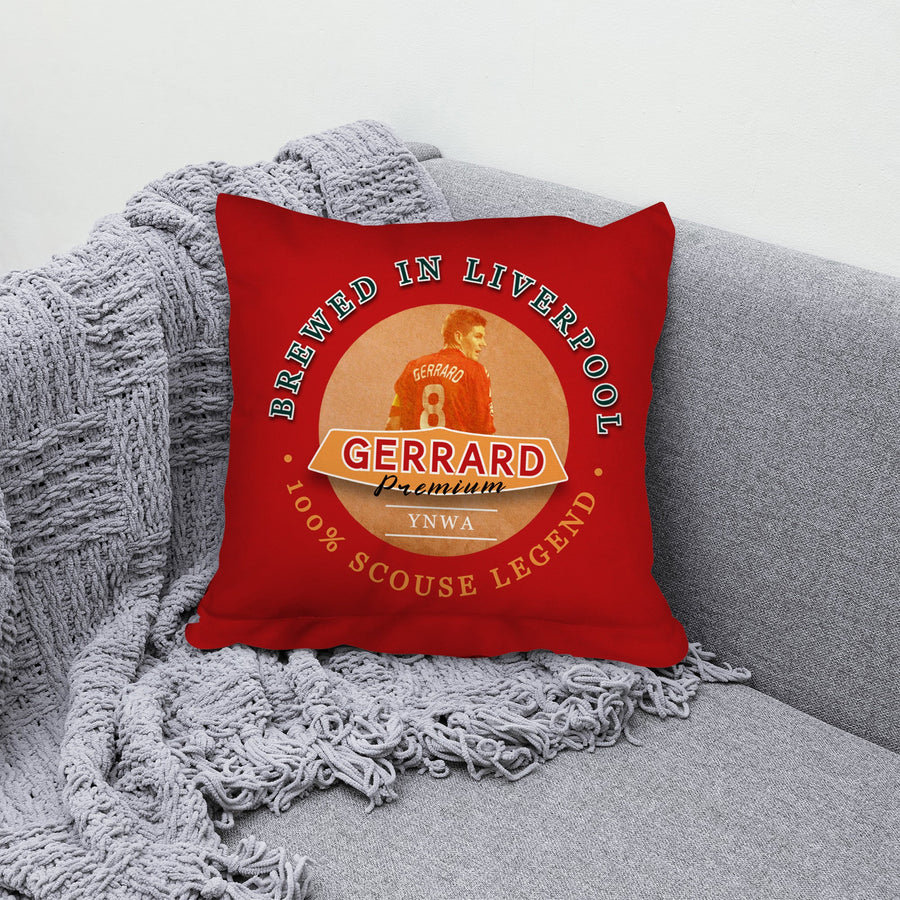 Liverpool Gerrard - Football Legends - Cushion 10"
