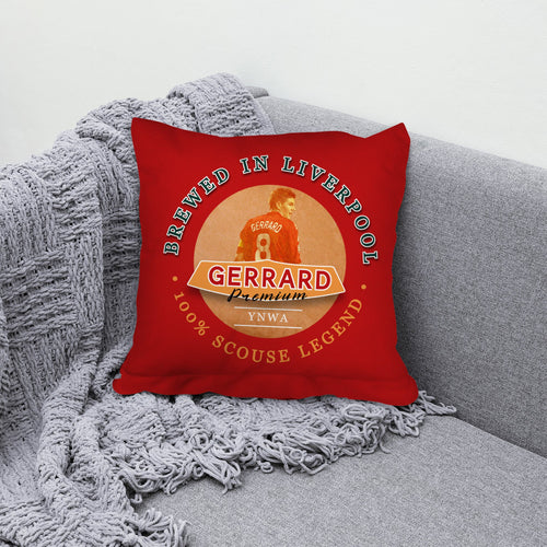 Liverpool Gerrard - Football Legends - Cushion 10"