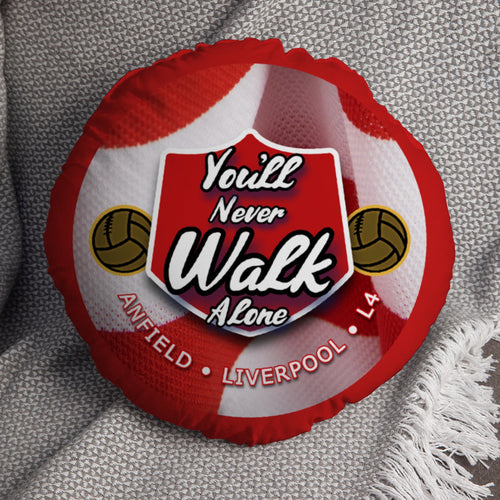 Liverpool YNWA - Football Legends - Circle Cushion 14"