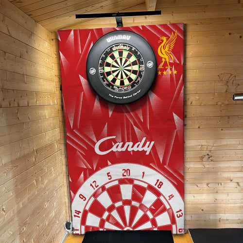 Liverpool Retro - 1989 Home - Personalised Darts Wall Banner - Two Sizes [COLLECTIVE]