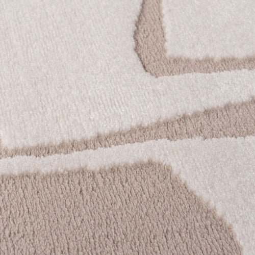 Loft Abstract Beige Rug