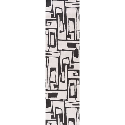 Loft Abstract Dark Grey Rug