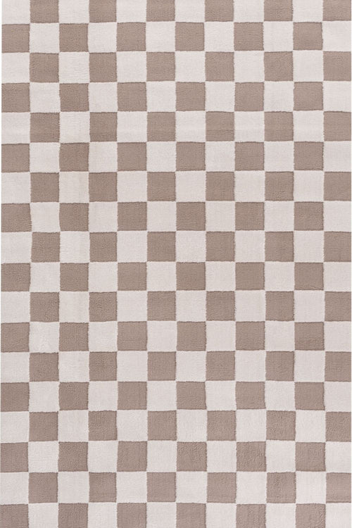 Loft Checkerboard Beige Rug