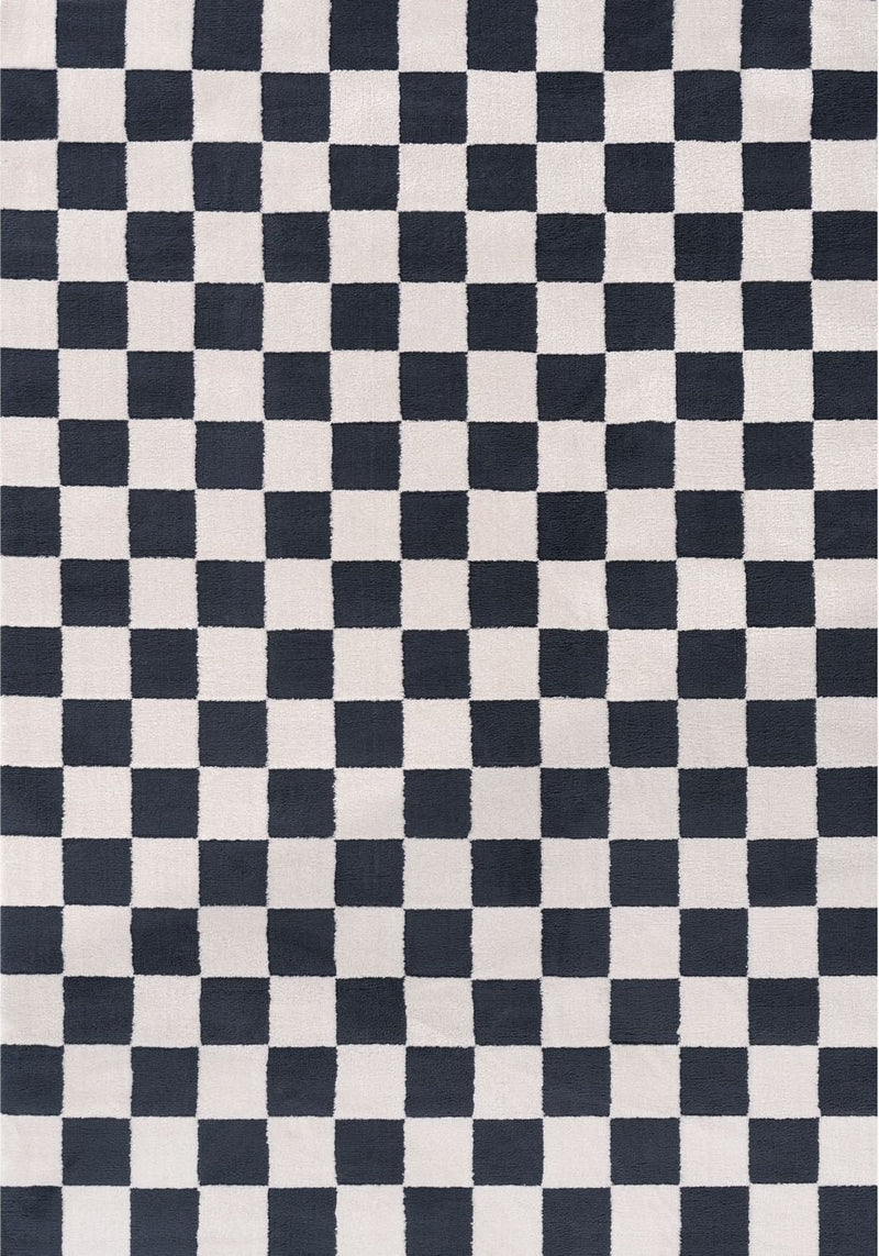 Loft Checkerboard Blue Rug