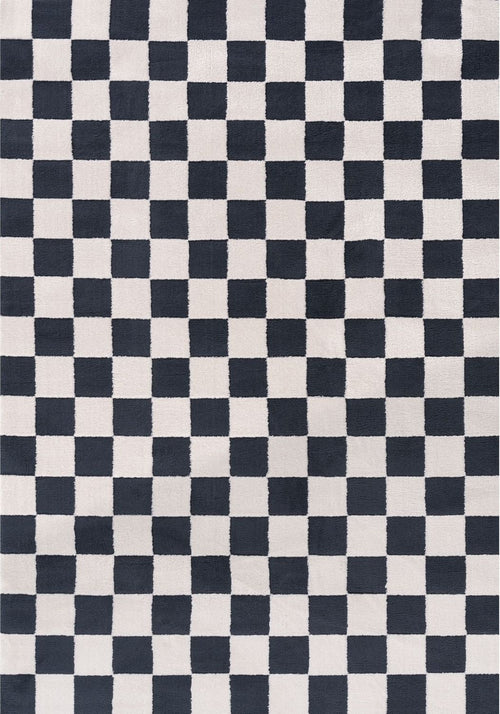 Loft Checkerboard Blue Rug