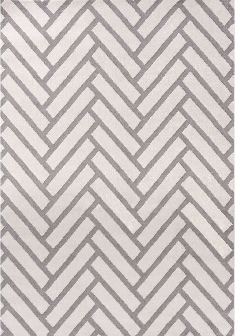 Loft Chevron Grey Rug