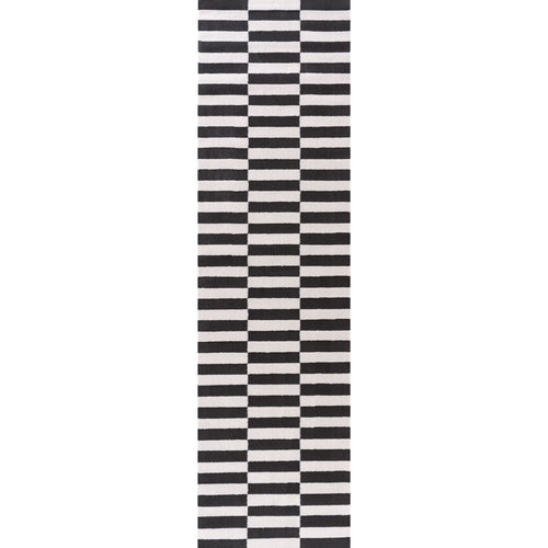 Loft Striped Dark Grey Rug