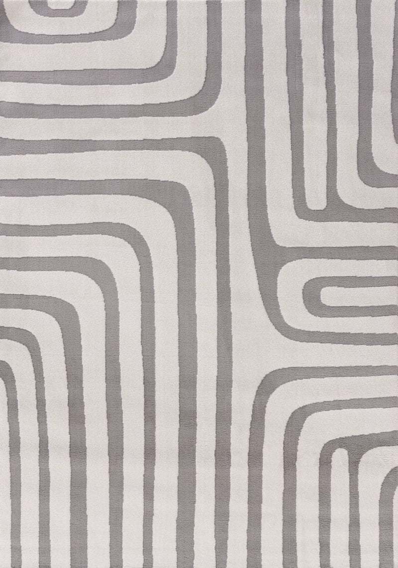 Loft Geometric Grey Rug