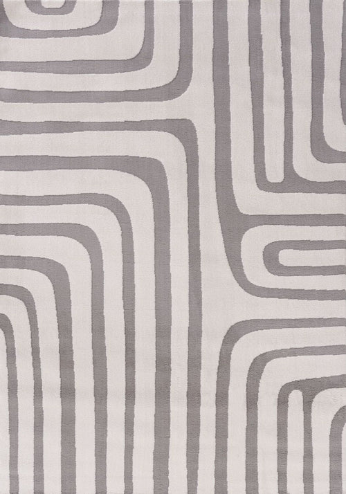 Loft Geometric Grey Rug
