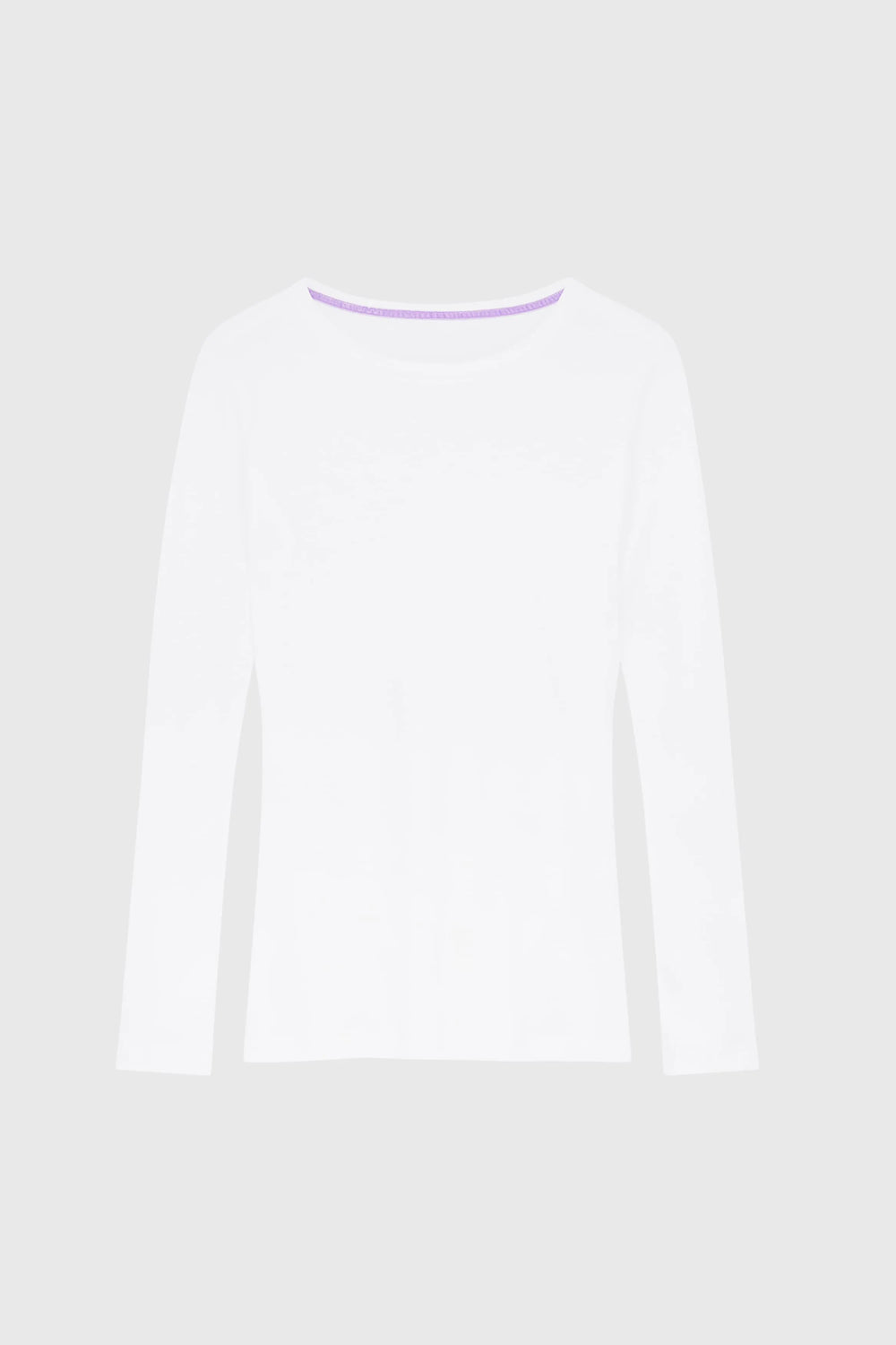 Long Sleeve Crew Neck Cotton Modal T-shirt
