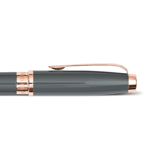 Matilda Myres | Ball Point Pen with Black Ink | Rose Gold & Grey
