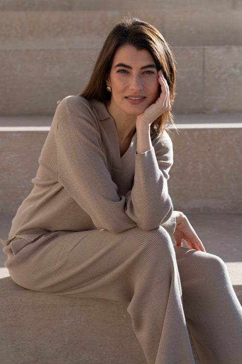 Ribbed Lounge Jumper