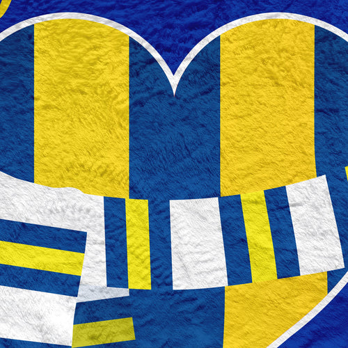 Love You as much as You Love Leeds - Luxury Fleece Blanket 150cm X 150cm