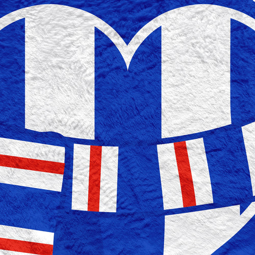 Love You as much as You Love Rangers - Luxury Fleece Blanket 150cm X 150cm