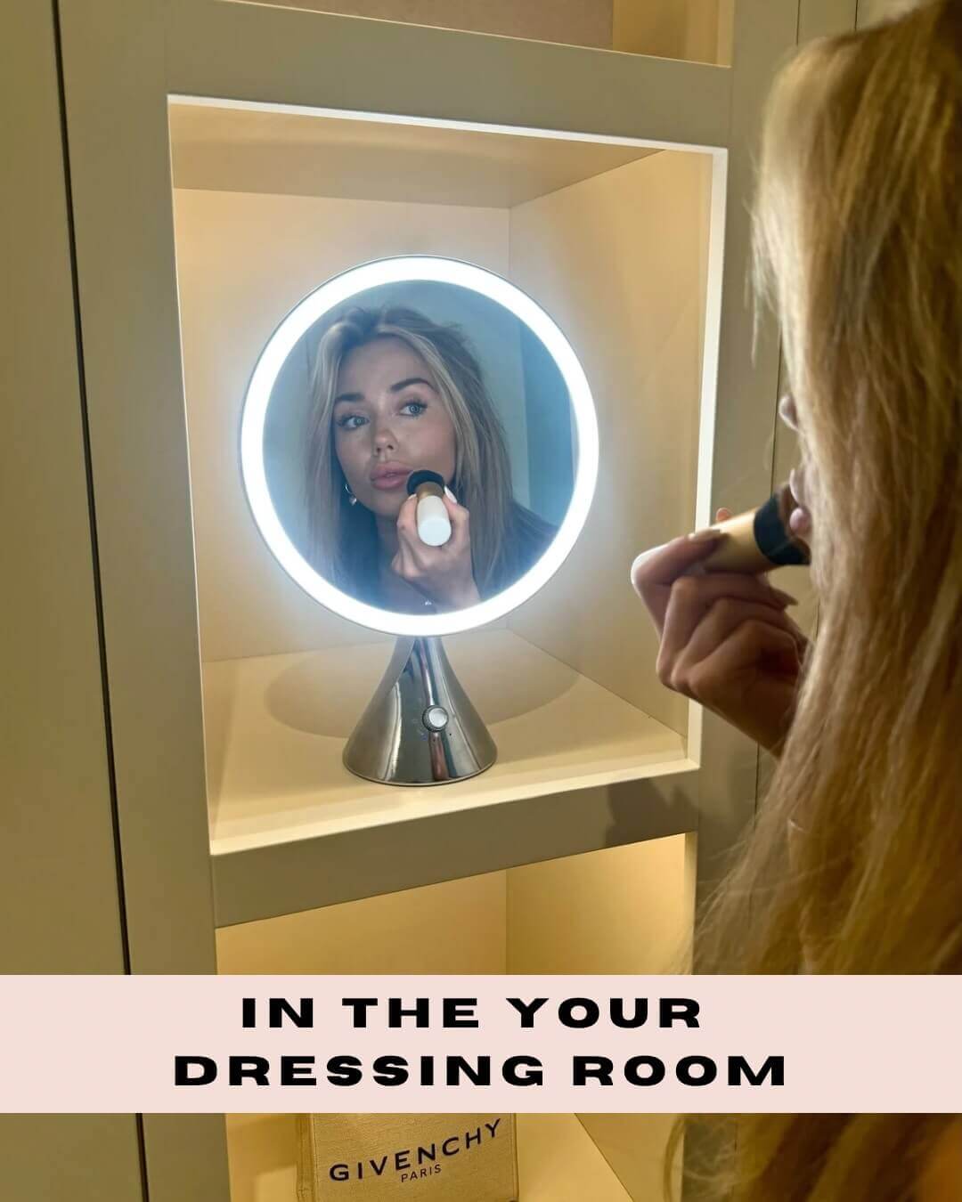 LumiGlam Pro Cosmetic Vanity Mirror in Chrome