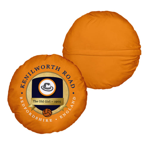 Luton Kenilworth Road - Football Legends - Circle Cushion 14"