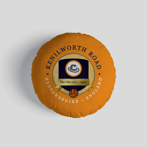 Luton Kenilworth Road - Football Legends - Circle Cushion 14"