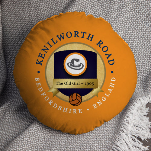 Luton Kenilworth Road - Football Legends - Circle Cushion 14"