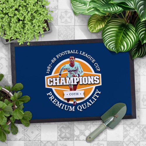 Luton League Cup  - Football Legends - Door Mat -60cm X 40cm