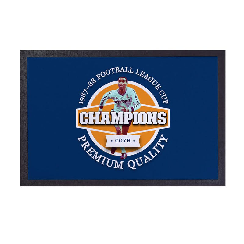 Luton League Cup  - Football Legends - Door Mat -60cm X 40cm