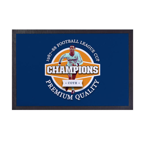 Luton League Cup  - Football Legends - Door Mat -60cm X 40cm