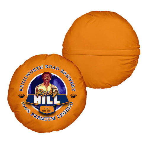 Luton Ricky Hill - Football Legends - Circle Cushion 14"