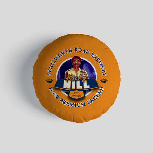 Luton Ricky Hill - Football Legends - Circle Cushion 14"