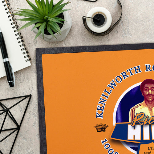 Luton Ricky Hill  - Football Legends - Door Mat -60cm X 40cm