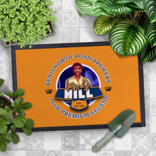 Luton Ricky Hill  - Football Legends - Door Mat -60cm X 40cm