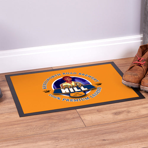 Luton Ricky Hill  - Football Legends - Door Mat -60cm X 40cm