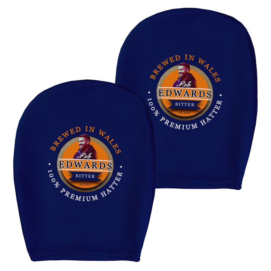 Luton Rob Edwards - Football Legends - Headrest Cover