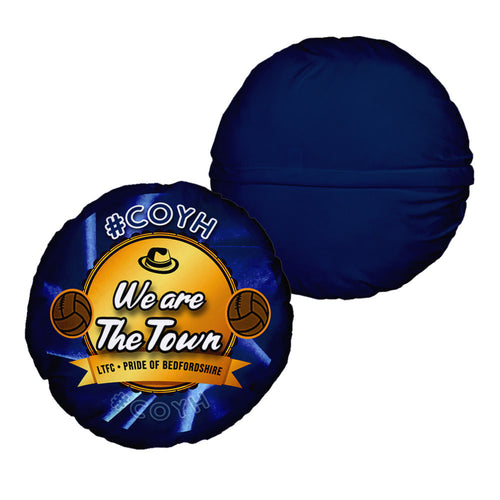 Luton We re the Town - Football Legends - Circle Cushion 14"