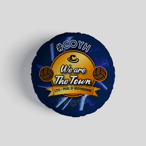 Luton We re the Town - Football Legends - Circle Cushion 14"