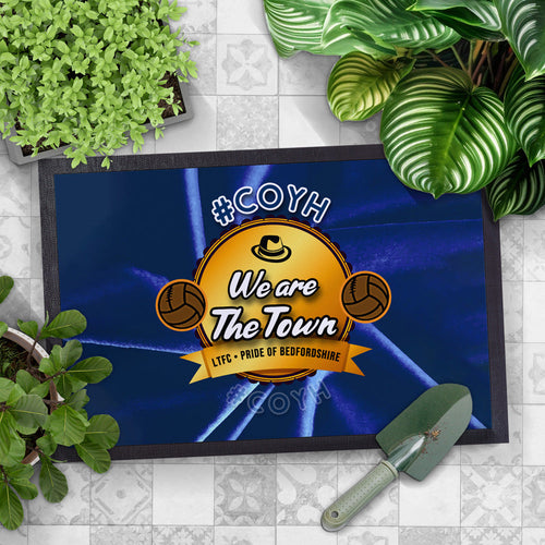 Luton We re the Town - Football Legends - Door Mat -60cm X 40cm