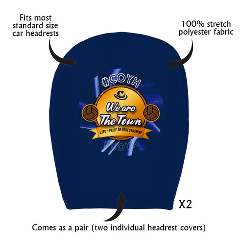 Luton We re the Town - Football Legends - Headrest Cover