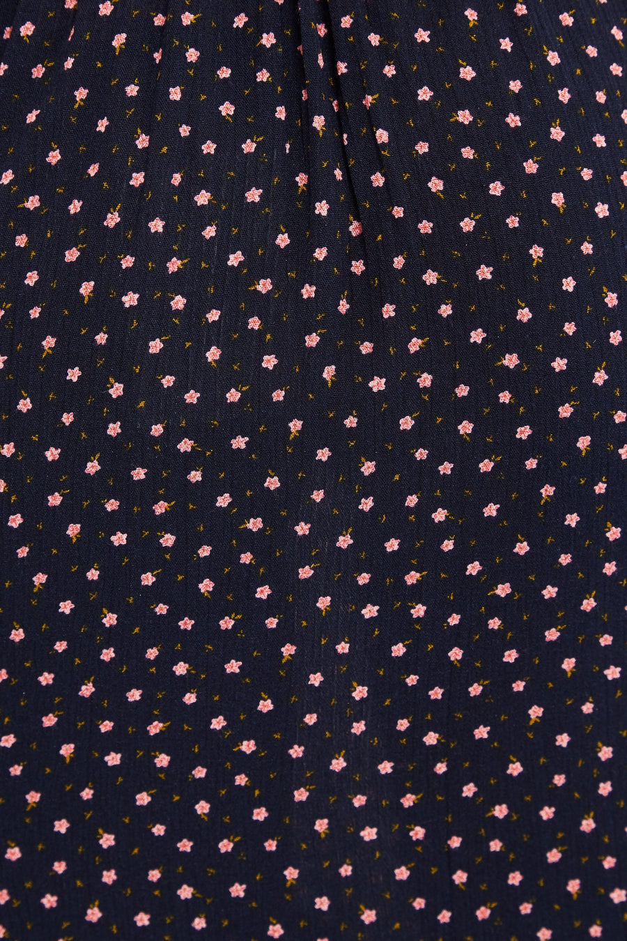 Louche Mara Teeny Flower Bud Print Ruffle Hem Wrap Midi Skirt