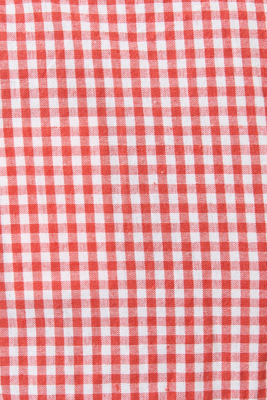 Marika Gingham Ric Rac Trim Resort Shirt - Red