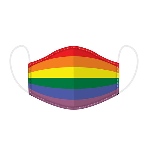 Rainbow Reusable Face Covering - Large