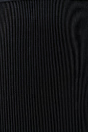 Mayanna Pleat 3/4 Sleeve Top - Black