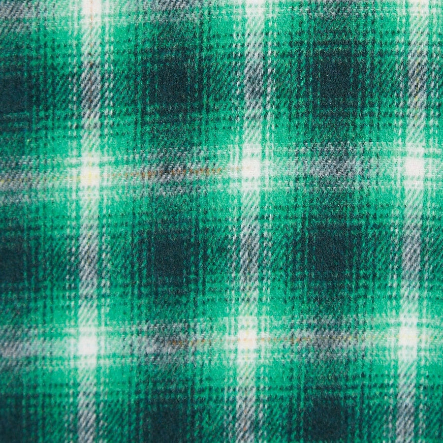Louche Meriam Check Shacket Green