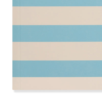 Matilda Moo | A5 Ruled Notebook | Striped | Blue